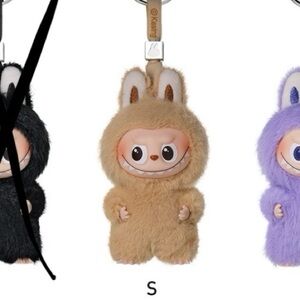 POP MART Vinyl Plush Pendant, Pin for Love Labubu, S